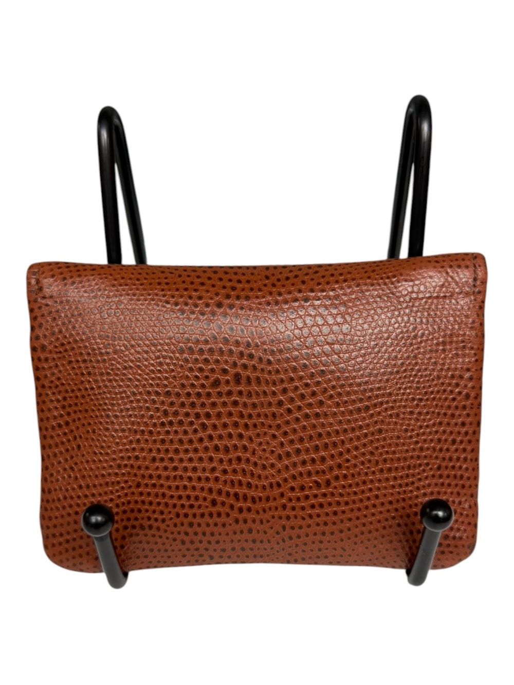 Vintage Buxton Brown Lizard Embossed Leather Coin Pouch Mini Wallet - Picture 5 of 11